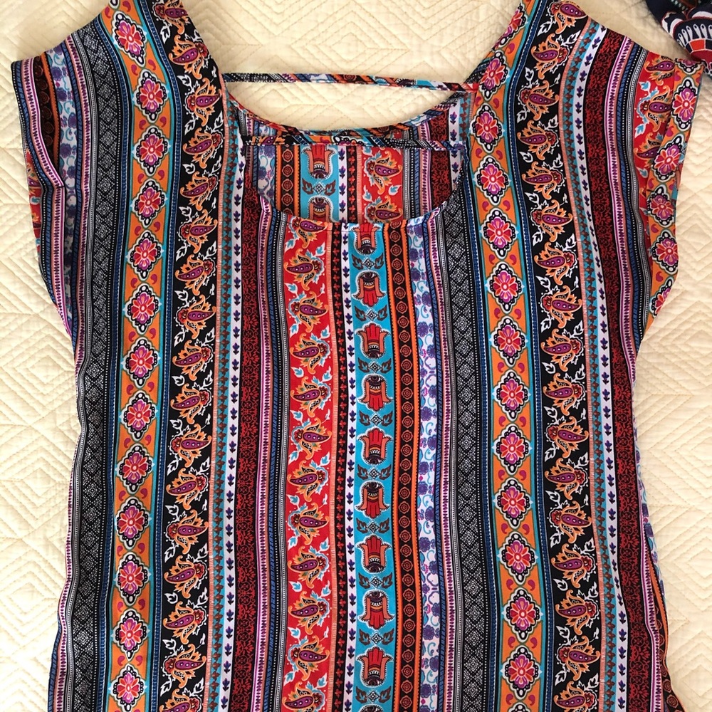 Colorful polyester blouse - Picture 3 of 3